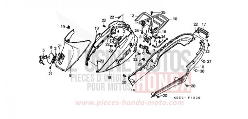 GEHAEUSEABDECKUNG (1) SJ100T de 1996